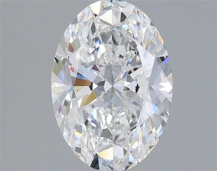 2.08 Carat Oval Shaped, Ideal Cut, D Color, VS2 Clarity, IGI Certified Lab Grown Diamond