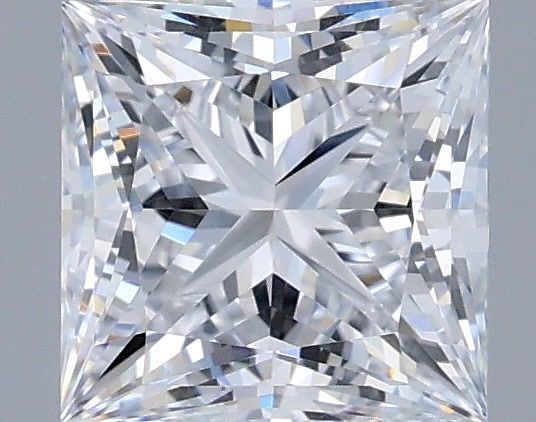 1.04 Carat Princess Shaped, Ideal Cut, E Color, VVS2 Clarity, IGI Certified Lab Grown Diamond