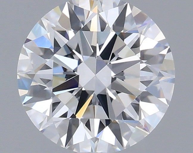 1.08 Carat Round Shaped, Ideal Cut, D Color, VVS2 Clarity, IGI Certified Lab Grown Diamond