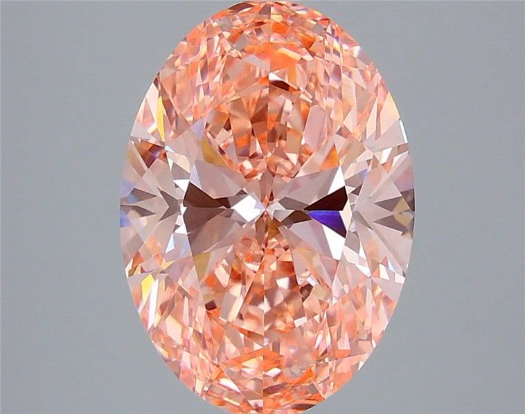 5.15 Carat Oval Shaped, Ideal Cut, VVS2 Clarity, IGI Certified Lab Grown Diamond