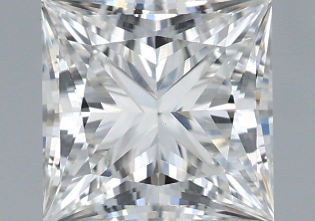 1.24 Carat Princess Shaped, Ideal Cut, G Color, VS1 Clarity, IGI Certified Lab Grown Diamond