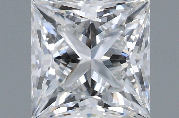 1.10 Carat Princess Shaped, Excellent Cut, D Color, VVS1 Clarity, IGI Certified Lab Grown Diamond