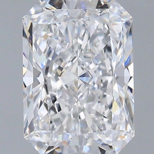 1.54 Carat Radiant Shaped, Very Good Cut, D Color, VVS1 Clarity, IGI Certified Lab Grown Diamond