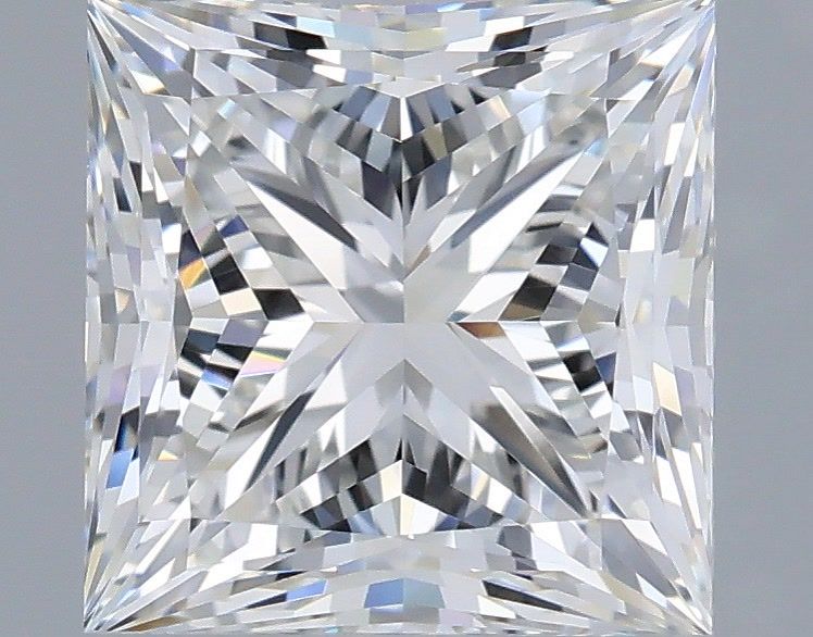 2.04 Carat Princess Shaped, Very Good Cut, E Color, VS1 Clarity, IGI Certified Lab Grown Diamond