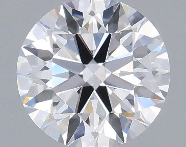 0.54 Carat Round Shaped, Ideal Cut, D Color, VVS2 Clarity, IGI Certified Lab Grown Diamond