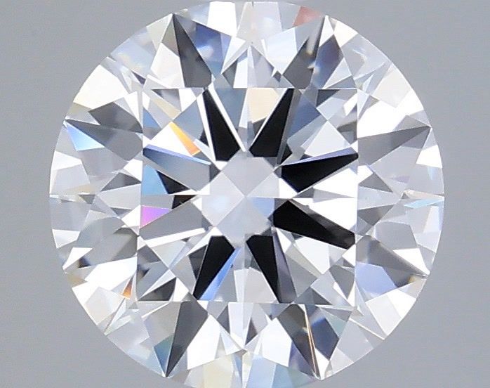 2.58 Carat Round Shaped, Ideal Cut, D Color, VVS2 Clarity, IGI Certified Lab Grown Diamond