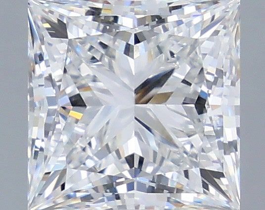 2.09 Carat Princess Shaped, Very Good Cut, E Color, VVS2 Clarity, IGI Certified Lab Grown Diamond