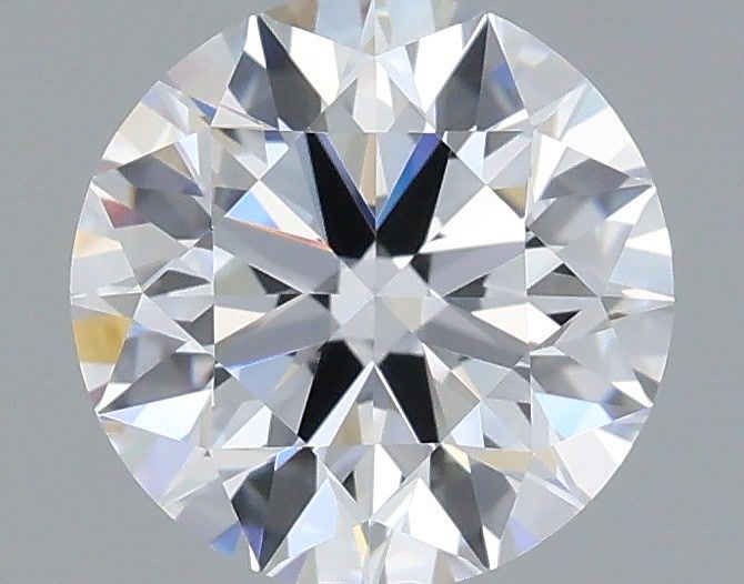 1.24 Carat Round Shaped, Excellent Cut, D Color, VVS2 Clarity, IGI Certified Lab Grown Diamond