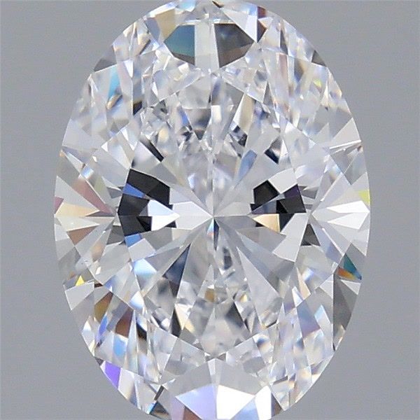 2.68 Carat Oval Shaped, Very Good Cut, D Color, VVS2 Clarity, IGI Certified Lab Grown Diamond