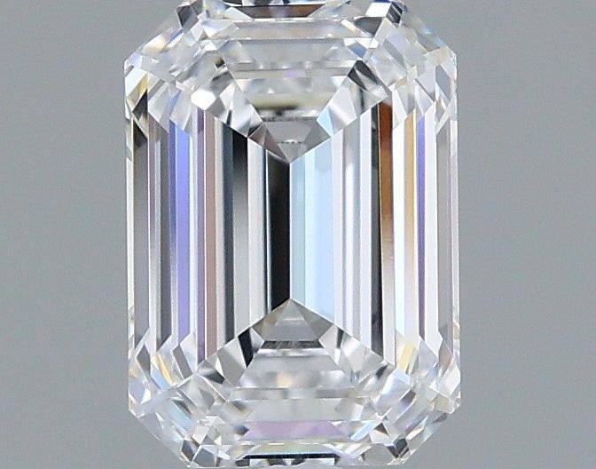 1.51 Carat Emerald Shaped, Ideal Cut, D Color, VVS2 Clarity, IGI Certified Lab Grown Diamond