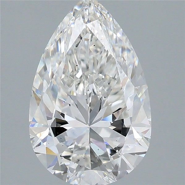 2.49 Carat Pear Shaped, Excellent Cut, F Color, SI1 Clarity, IGI Certified Lab Grown Diamond