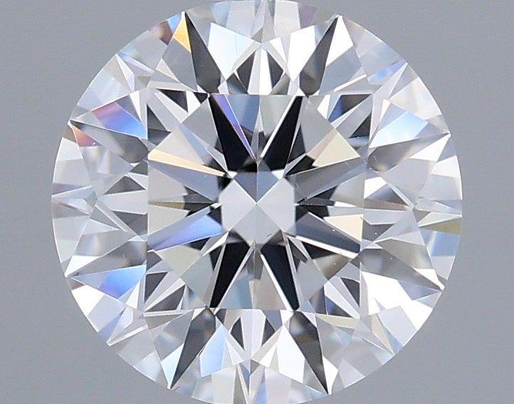 1.47 Carat Round Shaped, Ideal Cut, D Color, VVS2 Clarity, IGI Certified Lab Grown Diamond