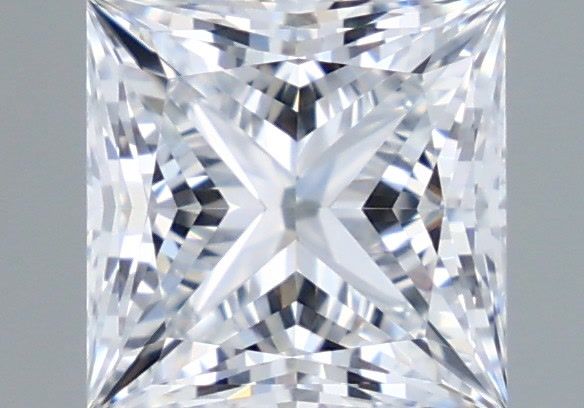 1.05 Carat Princess Shaped, Ideal Cut, D Color, VVS1 Clarity, IGI Certified Lab Grown Diamond