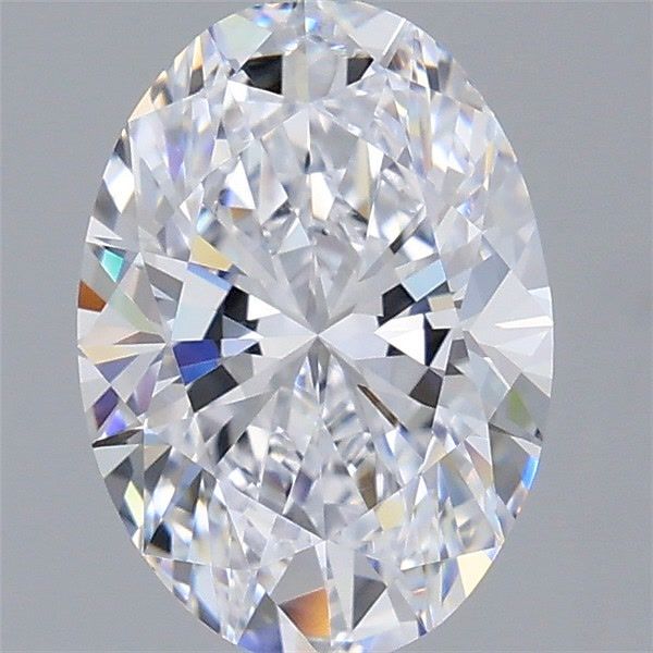 2.10 Carat Oval Shaped, Very Good Cut, D Color, VVS2 Clarity, IGI Certified Lab Grown Diamond