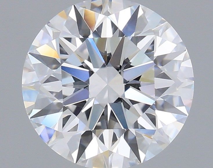 1.82 Carat Round Shaped, Ideal Cut, D Color, VVS2 Clarity, IGI Certified Lab Grown Diamond