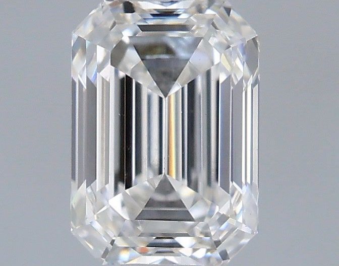 1.00 Carat Emerald Shaped, Ideal Cut, E Color, VS1 Clarity, IGI Certified Lab Grown Diamond