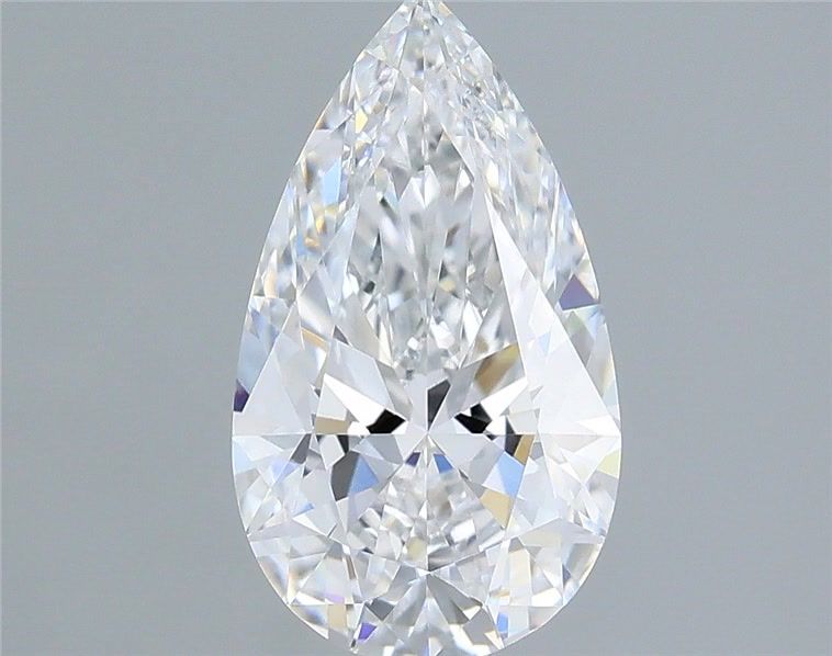 1.10 Carat Pear Shaped, Ideal Cut, E Color, VVS2 Clarity, IGI Certified Lab Grown Diamond