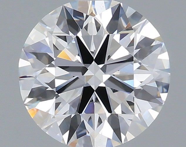1.36 Carat Round Shaped, Ideal Cut, D Color, VVS2 Clarity, IGI Certified Lab Grown Diamond