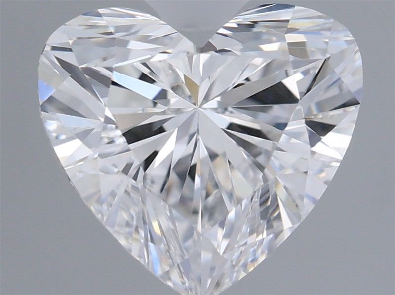 1.55 Carat Heart Shaped, Ideal Cut, D Color, VVS1 Clarity, IGI Certified Lab Grown Diamond