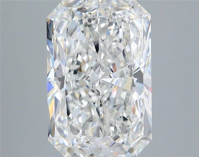 5.07 Carat Radiant Shaped, Ideal Cut, E Color, VS1 Clarity, IGI Certified Lab Grown Diamond