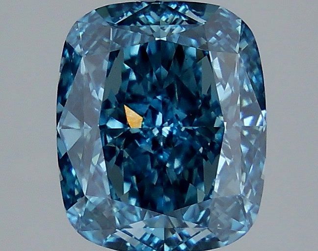 3.03 Carat Cushion Shaped, Very Good Cut, FANCY VIVID BLUE Color, VS1 Clarity, IGI Certified Lab Grown Diamond