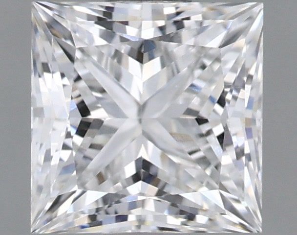 1.04 Carat Princess Shaped, Very Good Cut, E Color, VVS2 Clarity, IGI Certified Lab Grown Diamond