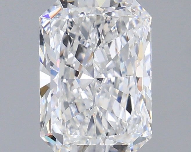 1.53 Carat Radiant Shaped, Very Good Cut, D Color, VVS1 Clarity, IGI Certified Lab Grown Diamond