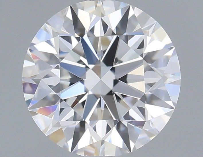 0.46 Carat Round Shaped, Excellent Cut, D Color, VVS2 Clarity, IGI Certified Lab Grown Diamond