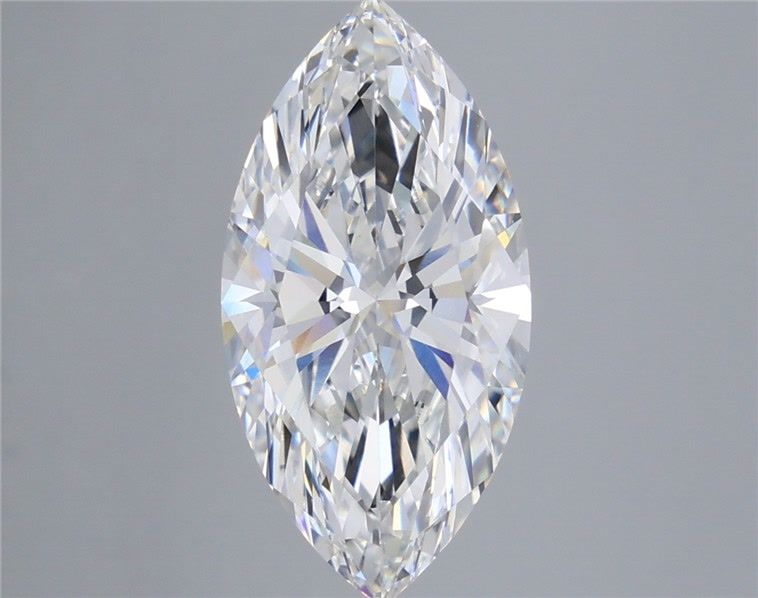 5.04 Carat Marquise Shaped, Ideal Cut, F Color, VVS1 Clarity, IGI Certified Lab Grown Diamond