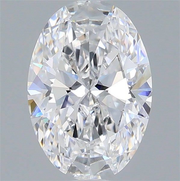 1.42 Carat Oval Shaped, Very Good Cut, D Color, VS1 Clarity, IGI Certified Lab Grown Diamond