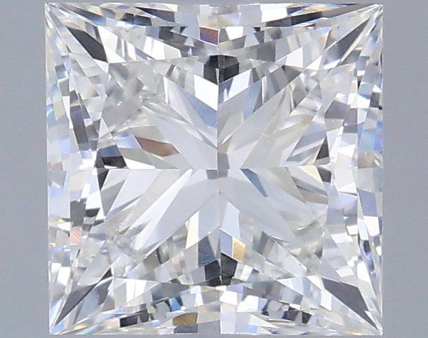 1.02 Carat Princess Shaped, Very Good Cut, E Color, VVS2 Clarity, IGI Certified Lab Grown Diamond