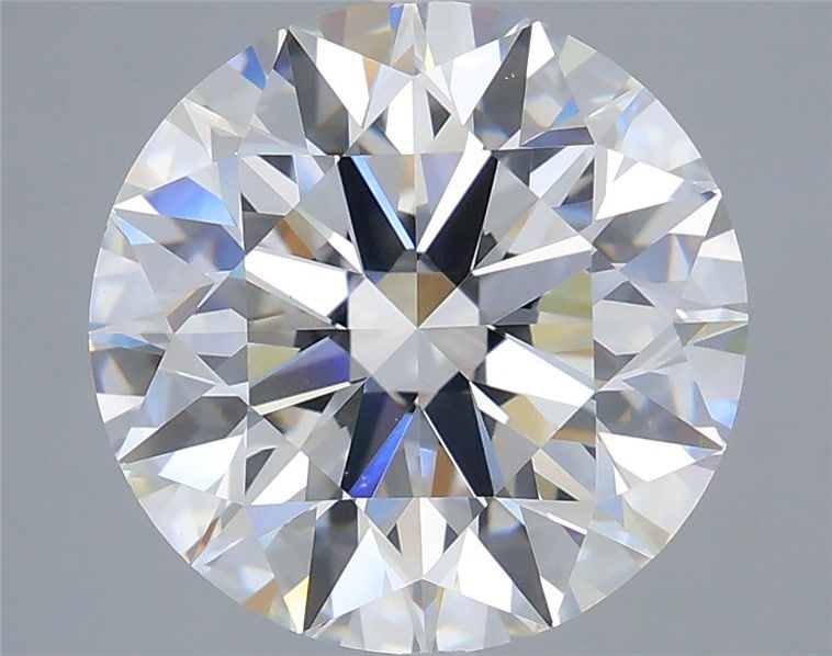 3.79 Carat Round Shaped, Excellent Cut, E Color, VVS2 Clarity, IGI Certified Lab Grown Diamond