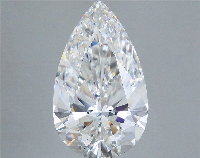 7.05 Carat Pear Shaped, Very Good Cut, F Color, VVS2 Clarity, IGI Certified Lab Grown Diamond