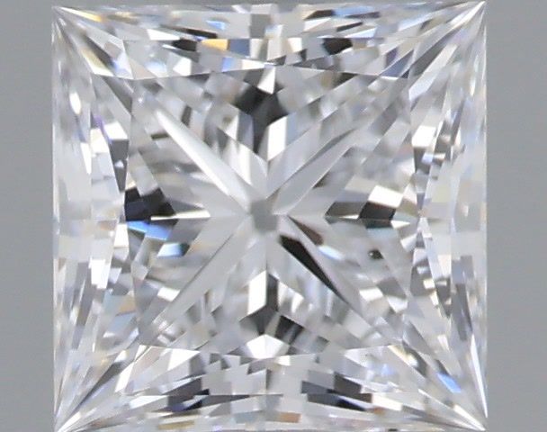 0.99 Carat Princess Shaped, Ideal Cut, D Color, VVS2 Clarity, IGI Certified Lab Grown Diamond