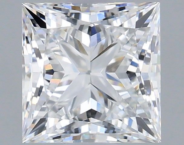 1.73 Carat Princess Shaped, Ideal Cut, D Color, IF Clarity, IGI Certified Lab Grown Diamond