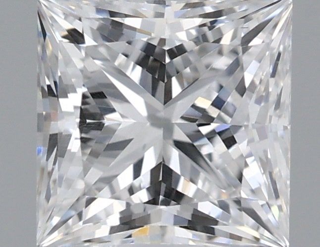 0.98 Carat Princess Shaped, Ideal Cut, D Color, VS2 Clarity, IGI Certified Lab Grown Diamond