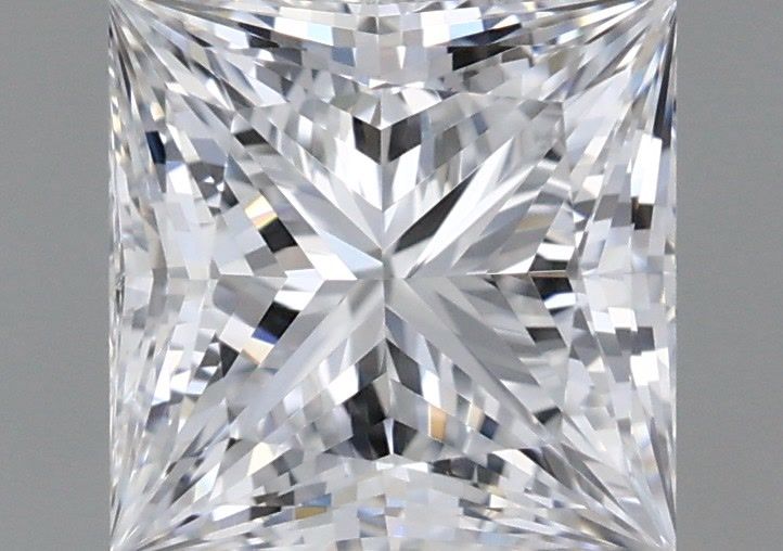 1.19 Carat Princess Shaped, Ideal Cut, D Color, VVS1 Clarity, IGI Certified Lab Grown Diamond