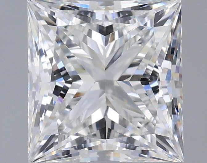 1.94 Carat Princess Shaped, Very Good Cut, E Color, VVS2 Clarity, IGI Certified Lab Grown Diamond