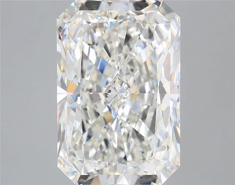 5.53 Carat Radiant Shaped, Ideal Cut, F Color, VVS1 Clarity, IGI Certified Lab Grown Diamond