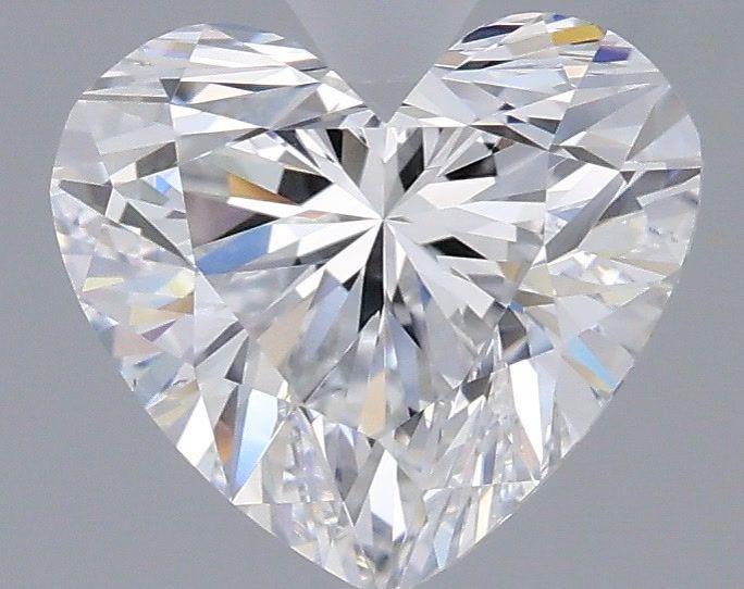 1.60 Carat Heart Shaped, Ideal Cut, D Color, VS1 Clarity, IGI Certified Lab Grown Diamond