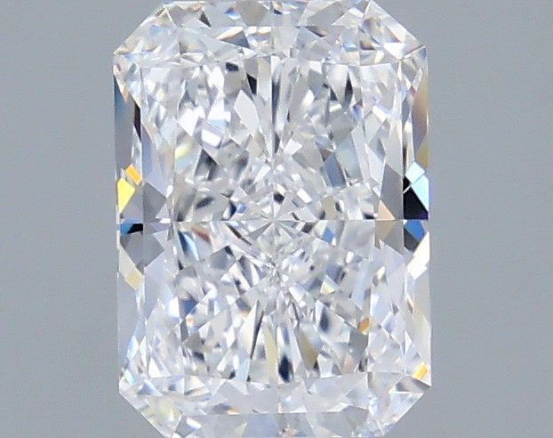 1.53 Carat Radiant Shaped, Very Good Cut, D Color, VVS2 Clarity, IGI Certified Lab Grown Diamond