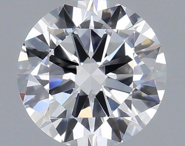 0.55 Carat Round Shaped, Very Good Cut, D Color, VVS2 Clarity, IGI Certified Lab Grown Diamond