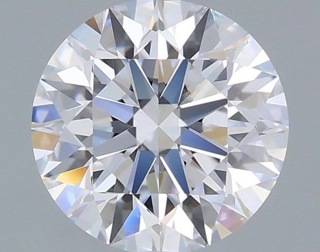1.08 Carat Round Shaped, Ideal Cut, D Color, VVS2 Clarity, IGI Certified Lab Grown Diamond
