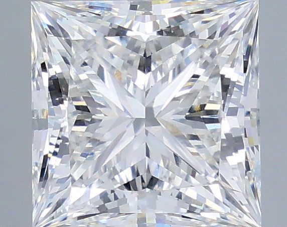 3.21 Carat Princess Shaped, Ideal Cut, F Color, VS1 Clarity, IGI Certified Lab Grown Diamond