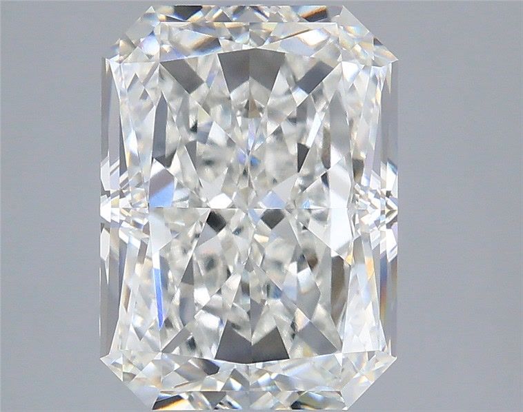 4.11 Carat Radiant Shaped, Excellent Cut, G Color, VVS2 Clarity, IGI Certified Lab Grown Diamond