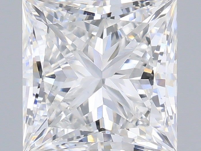 1.06 Carat Princess Shaped, Very Good Cut, E Color, VVS2 Clarity, IGI Certified Lab Grown Diamond