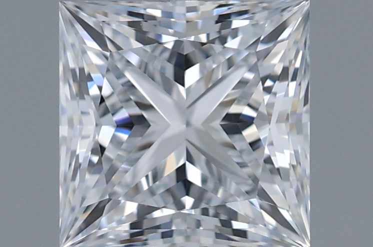1.02 Carat Princess Shaped, Ideal Cut, E Color, VVS1 Clarity, IGI Certified Lab Grown Diamond