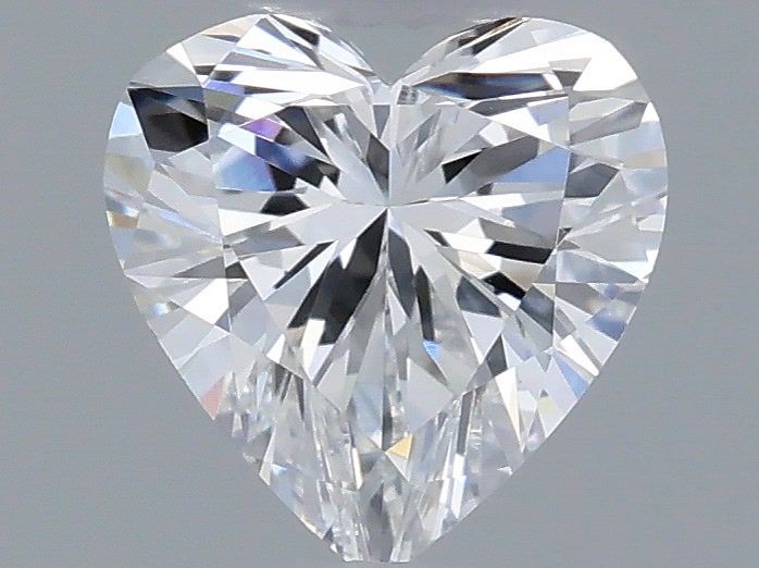 0.55 Carat Heart Shaped, Very Good Cut, D Color, VS1 Clarity, IGI Certified Lab Grown Diamond