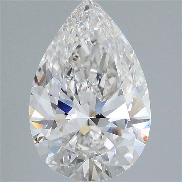 3.10 Carat Pear Shaped, Ideal Cut, F Color, VS1 Clarity, IGI Certified Lab Grown Diamond