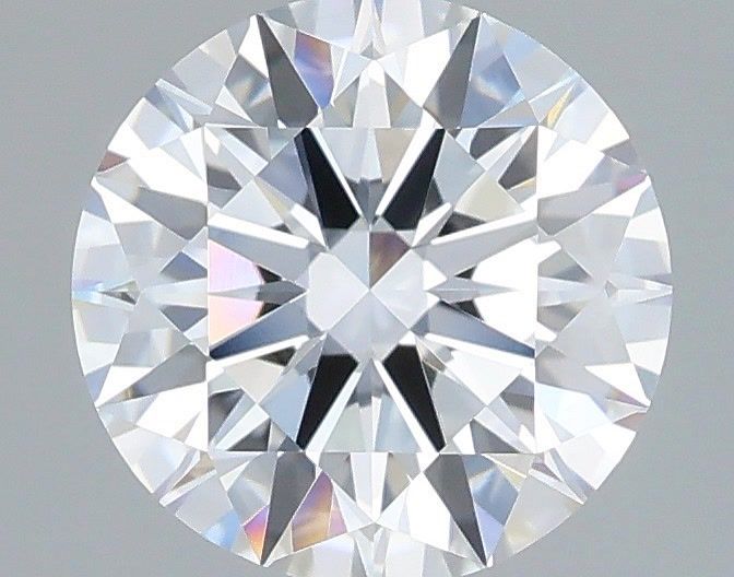 1.77 Carat Round Shaped, Ideal Cut, D Color, VVS2 Clarity, IGI Certified Lab Grown Diamond